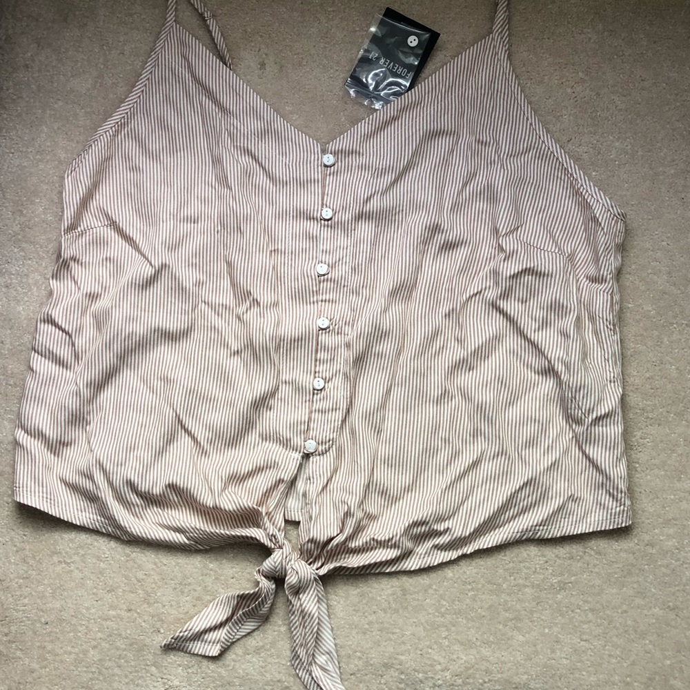 Tie Sleeveless Cami Top